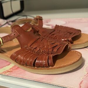 Brown Leather Sandals